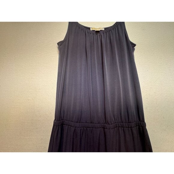 Michael Kors Women's Cocktail Maxi Dress Sleeveless Stretch Size XS Black Solid - Picture 5 of 12